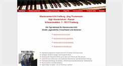 Desktop Screenshot of klavierunterricht-in-freiburg.de