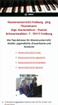 Mobile Screenshot of klavierunterricht-in-freiburg.de