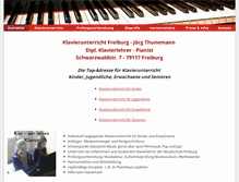 Tablet Screenshot of klavierunterricht-in-freiburg.de